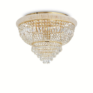 Plafoniera Dubai Pl24 Ottone 243498 Lucente - Home & Lighting