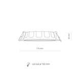 Spot Incastrat CL KOS LED 16W 4000K IP44 8776 Lucente - Home & Lighting