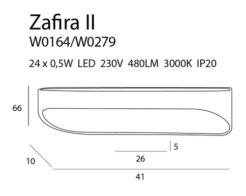 Aplica ZAFIRA W0279 Lucente - Home & Lighting