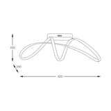 Plafoniera FERMI 20026C-GD