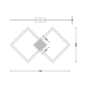 Plafoniera HEX RLX96474-1B