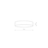 Plafoniera LID ROUND LED 35W 4000K 10413