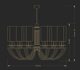 Candelabru Lea Lea-Zw-12(Bn/A) Lucente - Home & Lighting