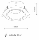 Spot Incastrat FOXTROT 8373 Lucente - Home & Lighting