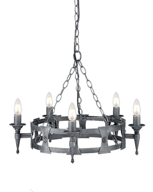 Candelabru SAXON SAX5 BLK/SIL Lucente - Home & Lighting