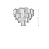 Plafoniera CRISTAL 7630