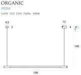Lustra ORGANIC HORIZON P0356D Lucente - Home & Lighting