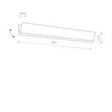 Aplica WING LED 7550