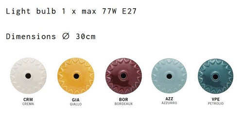 Lustra COLORS C1635-BOR Lucente - Home & Lighting