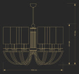 Candelabru Lea Lea-Zw-10(Bn/A) Lucente - Home & Lighting