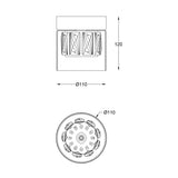 Plafoniera Gem C0389-01A-F4Ac Lucente - Home & Lighting