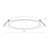 Spot Incastrat MYKONOS LED 24W 3000K 10544