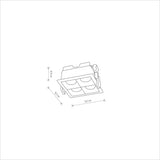 Spot Incastrat MIDI LED RECESSED 10064