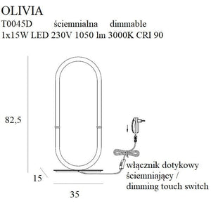 Veioza OLIVIA T0045D