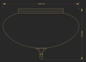 Plafoniera Decor Dec-Plm-3(P) Lucente - Home & Lighting