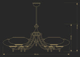 Candelabru San Marino SAN-ZW-8(P) Lucente - Home & Lighting