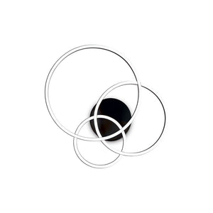 Plafoniera FRAME PL NERO 269825 Lucente - Home & Lighting