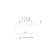 Spot Incastrat CL DIA LED 18W 3000K 8722