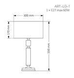 Veioza ARTU ART-LG-1(N) Lucente - Home & Lighting