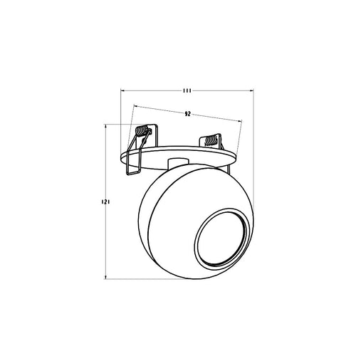 Spot Incastrat BUELL 1 ACGU10-153 Lucente - Home & Lighting