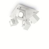 Lustra Mouse Pl4 Bianco 073583 Lucente - Home & Lighting