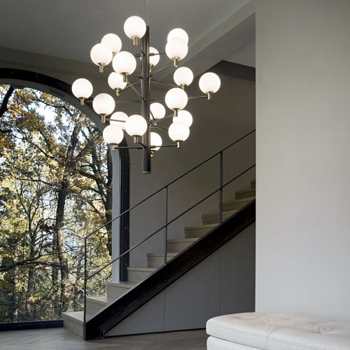 Lustra Copernico Sp20 Nero 197333 Lucente - Home & Lighting