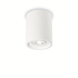 Spot Aplicat OAK PL1 ROUND BIANCO 150420 Lucente - Home & Lighting