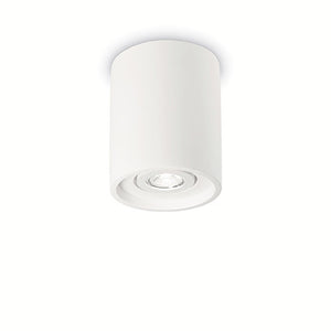 Spot Aplicat OAK PL1 ROUND BIANCO 150420 Lucente - Home & Lighting