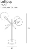 Veioza Lollipop T0043 Lucente - Home & Lighting