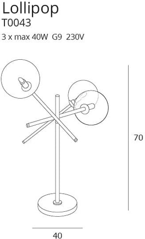 Veioza Lollipop T0043 Lucente - Home & Lighting