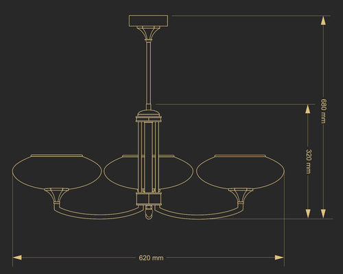 Candelabru Decor Dec-Zw-3(P) Lucente - Home & Lighting
