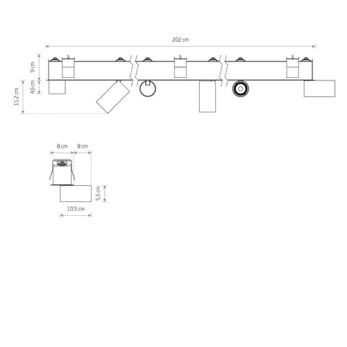 Spot Incastrat MONO DEEP 10463