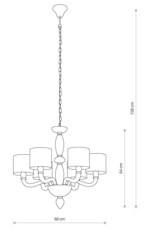 Candelabru NEWPORT VI 8156 Lucente - Home & Lighting