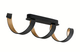 Plafoniera Led-Helix-Pl4 Ner Lucente - Home & Lighting