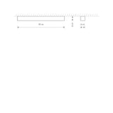 Plafoniera SOFT CEILING LED 90X6 7546