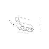 Spot Aplicat FOCUS MINI LED 10067
