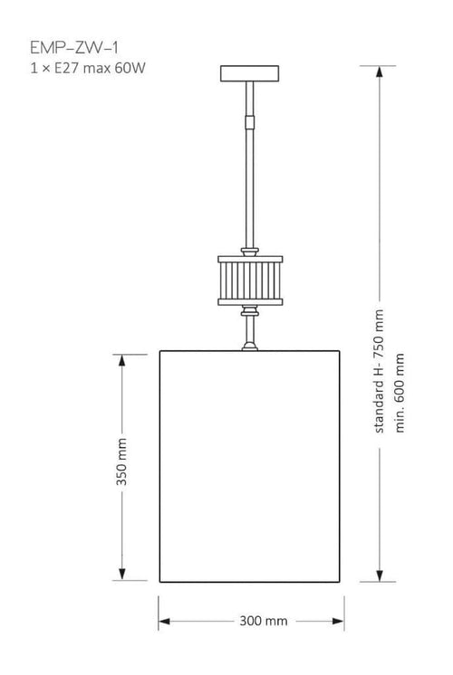 Lustra EMPOLI EMP-ZW-1(N) Lucente - Home & Lighting