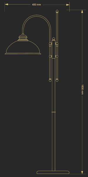 Lampadar Lido Lid-Ls-1(P)Gr Lucente - Home & Lighting