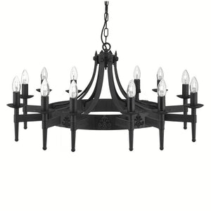 Candelabru Cartwheel 24212-12Bk Lucente - Home & Lighting