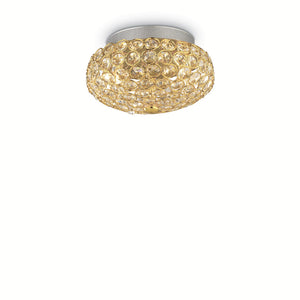 Plafoniera King Pl3 Oro 075402 Lucente - Home & Lighting