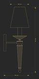 Aplica Zola Zol-Kd-1(Bn) Lucente - Home & Lighting